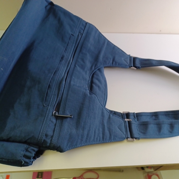 LUG Carry-On Shoulder Bag Quilted Retired ROMPER Navy Diaper Baby Bag VGC - Picture 15 of 16